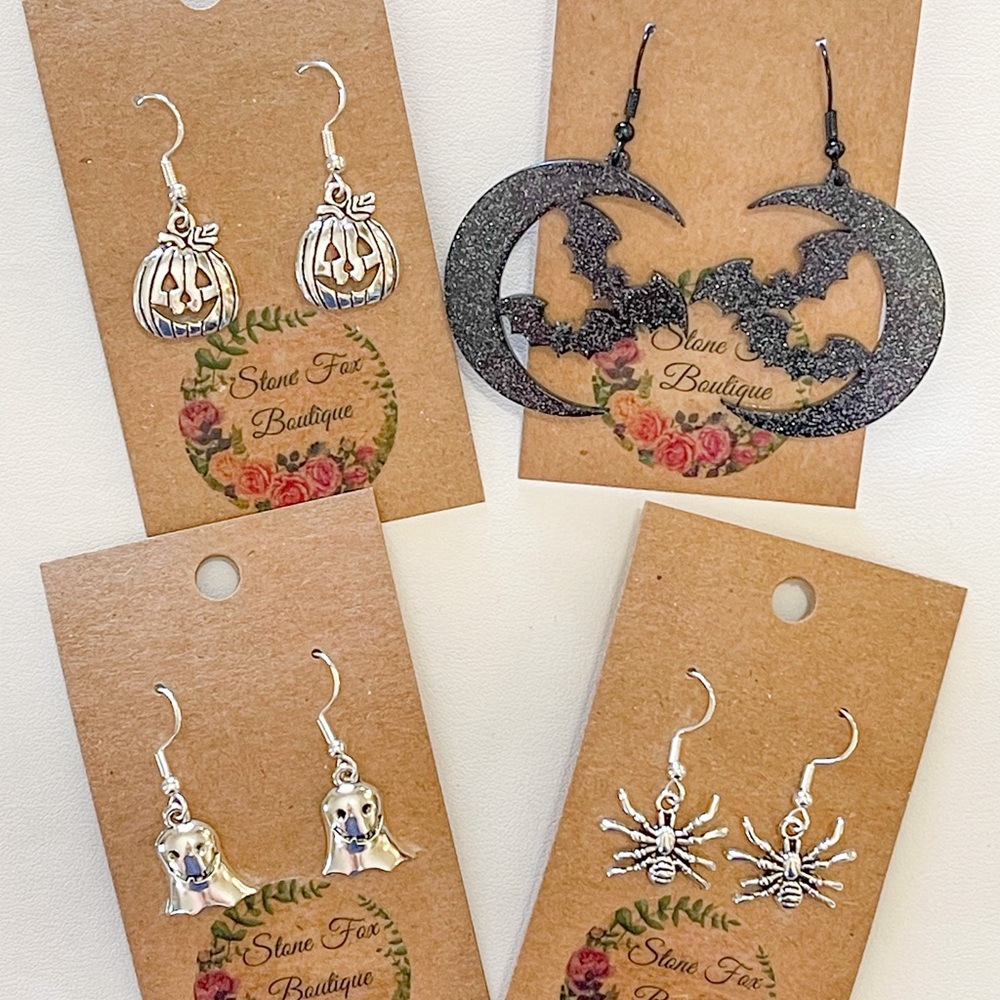 FUN!! Handmade Halloween Earring Bundle